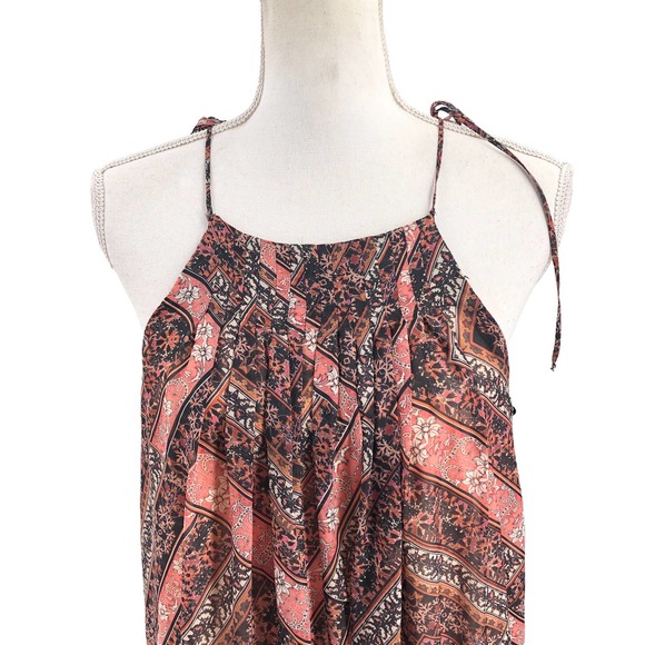 NSR NWOT Womens Size Small Sleeveless Gwen Maxi Dress Bohemian Paisley Printed - Picture 2 of 8
